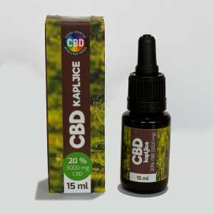CBD kapljice 20% - xl 15ml