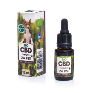 bio cbd kapljice za pse 15ml