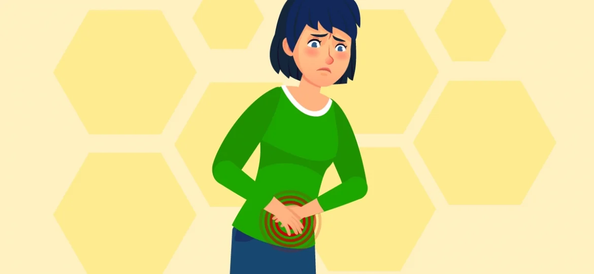 cbd kapljice menstrualni krči ženska rdeče roki